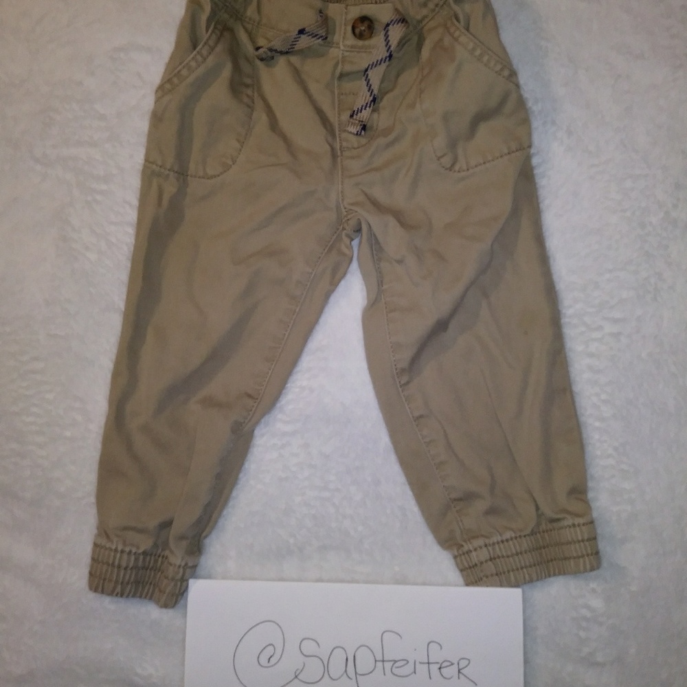 Khaki pants with draw string